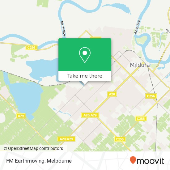 FM Earthmoving map