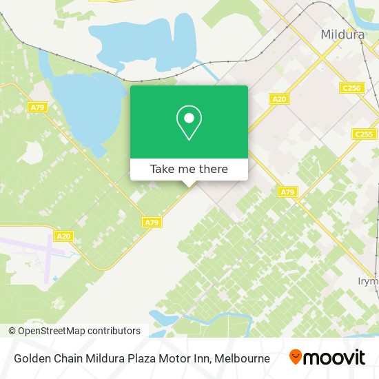 Golden Chain Mildura Plaza Motor Inn map