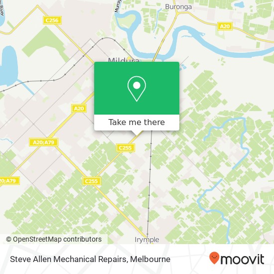 Steve Allen Mechanical Repairs map