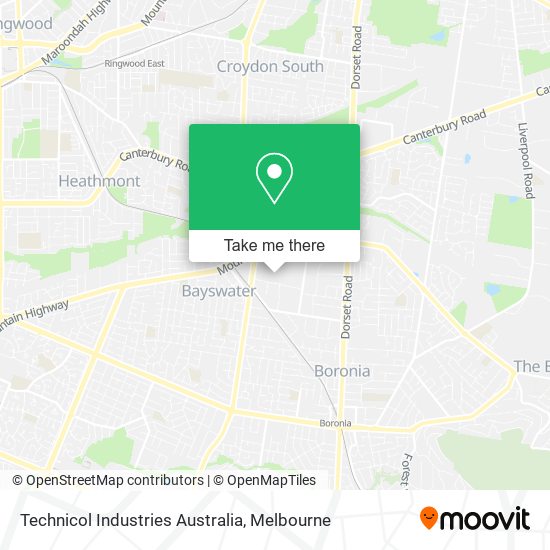 Technicol Industries Australia map