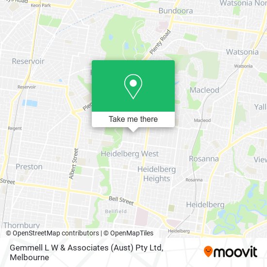 Gemmell L W & Associates (Aust) Pty Ltd map
