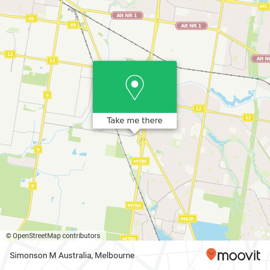 Simonson M Australia map