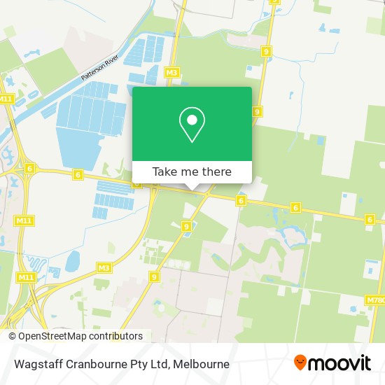 Wagstaff Cranbourne Pty Ltd map