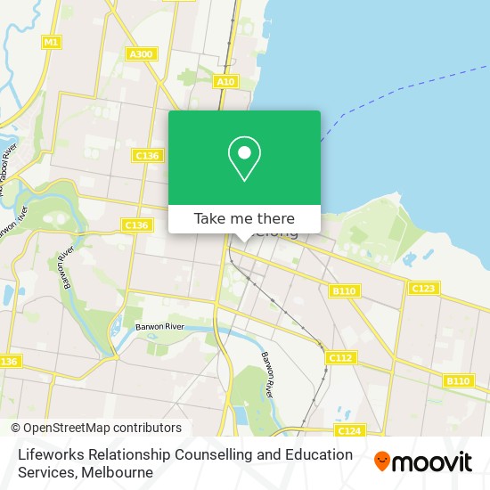 Mapa Lifeworks Relationship Counselling and Education Services