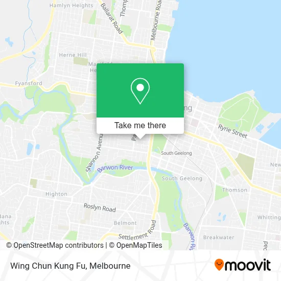 Mapa Wing Chun Kung Fu