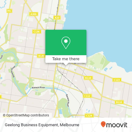 Geelong Business Equipment map