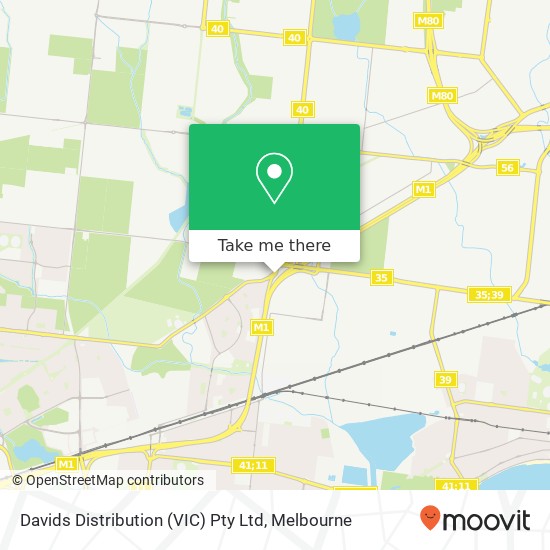 Davids Distribution (VIC) Pty Ltd map