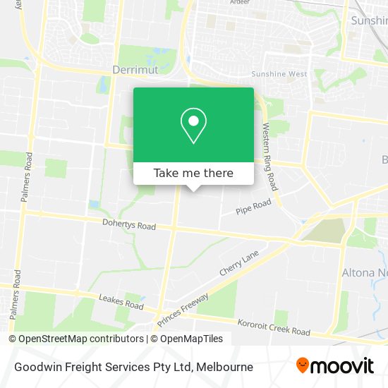 Goodwin Freight Services Pty Ltd map
