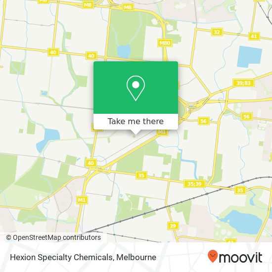 Hexion Specialty Chemicals map