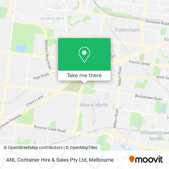 ANL Container Hire & Sales Pty Ltd map