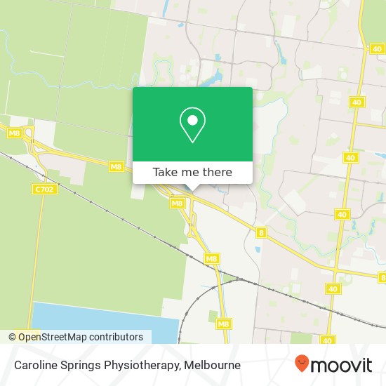 Caroline Springs Physiotherapy map