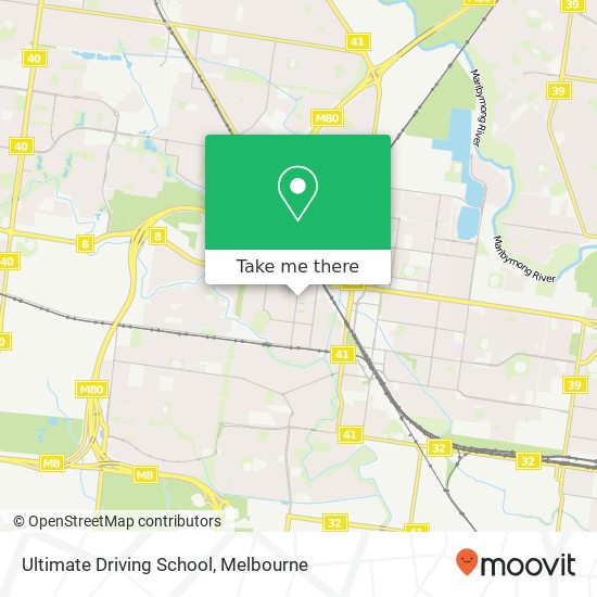 Ultimate Driving School map