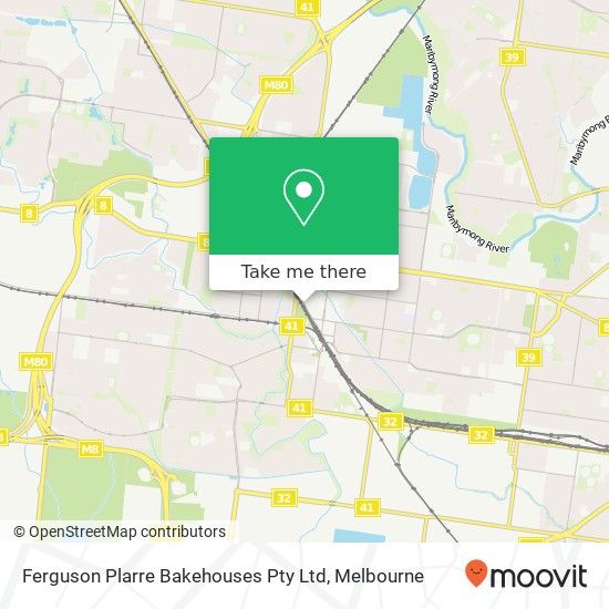 Ferguson Plarre Bakehouses Pty Ltd map