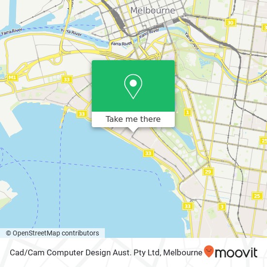 Cad / Cam Computer Design Aust. Pty Ltd map
