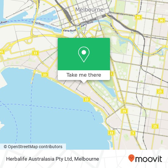 Mapa Herbalife Australasia Pty Ltd