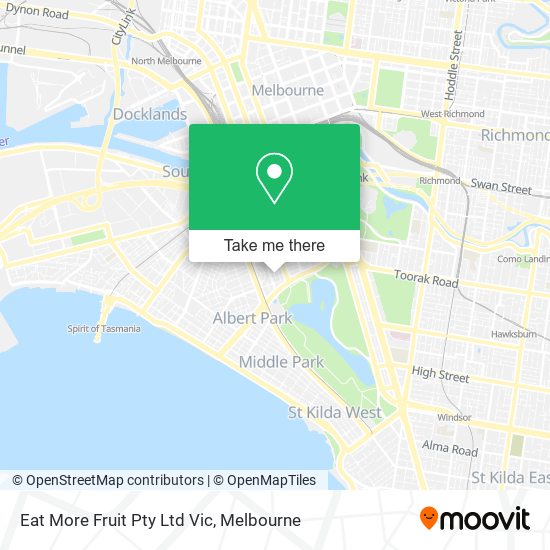 Eat More Fruit Pty Ltd Vic map
