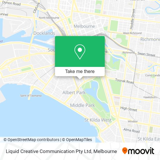 Liquid Creative Communication Pty Ltd map