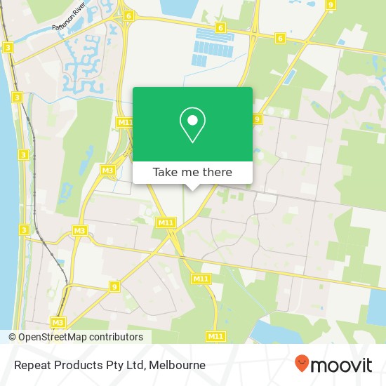 Repeat Products Pty Ltd map