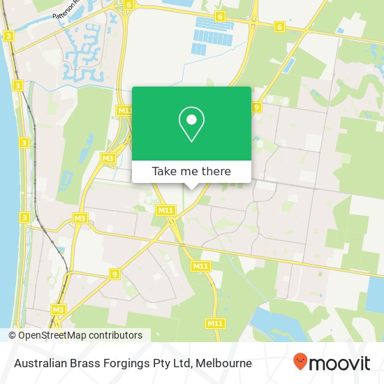 Mapa Australian Brass Forgings Pty Ltd