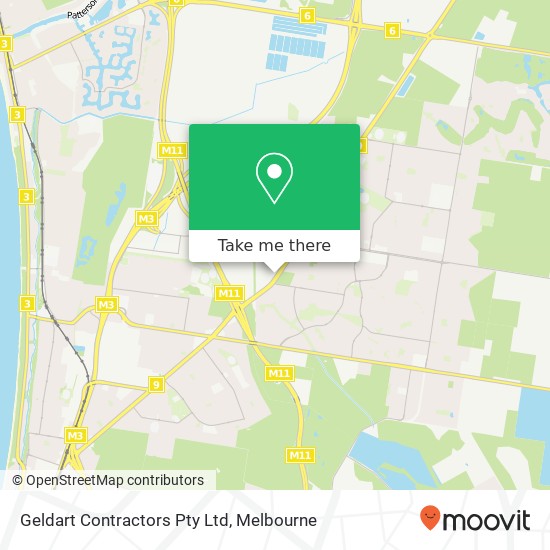 Geldart Contractors Pty Ltd map