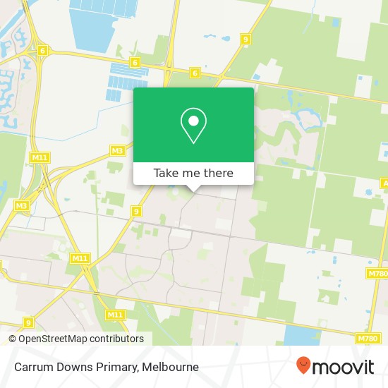 Mapa Carrum Downs Primary