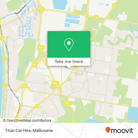 Titan Car Hire map