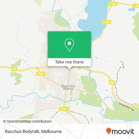 Bacchus Bodytalk map