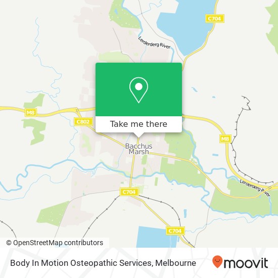 Body In Motion Osteopathic Services map