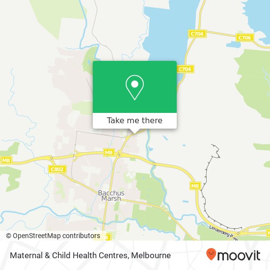 Mapa Maternal & Child Health Centres