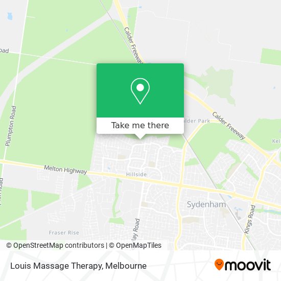 Louis Massage Therapy map