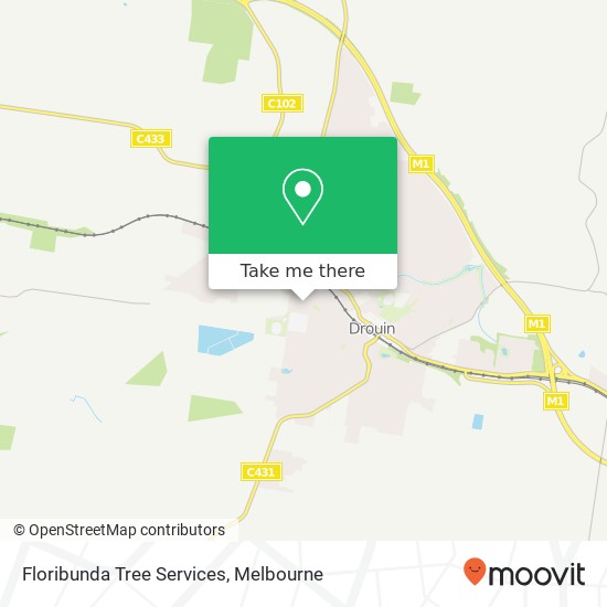 Floribunda Tree Services map