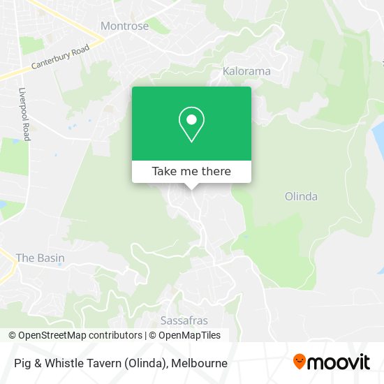 Mapa Pig & Whistle Tavern (Olinda)