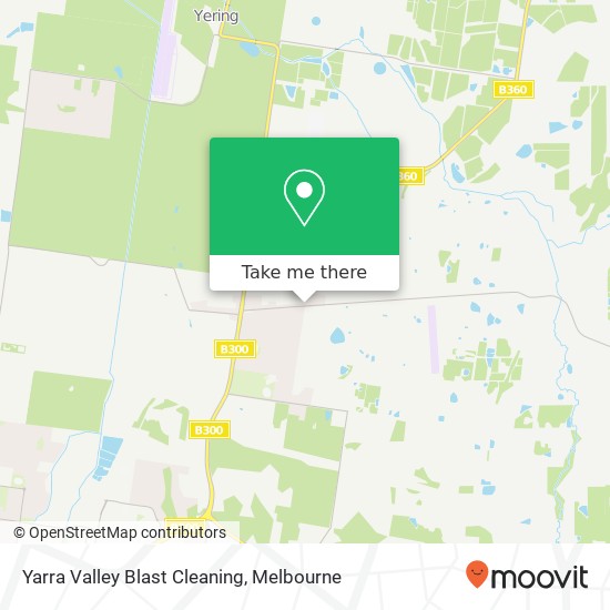 Yarra Valley Blast Cleaning map