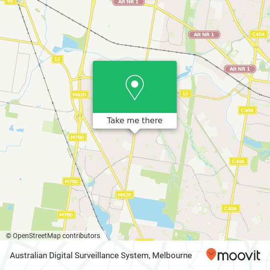 Mapa Australian Digital Surveillance System