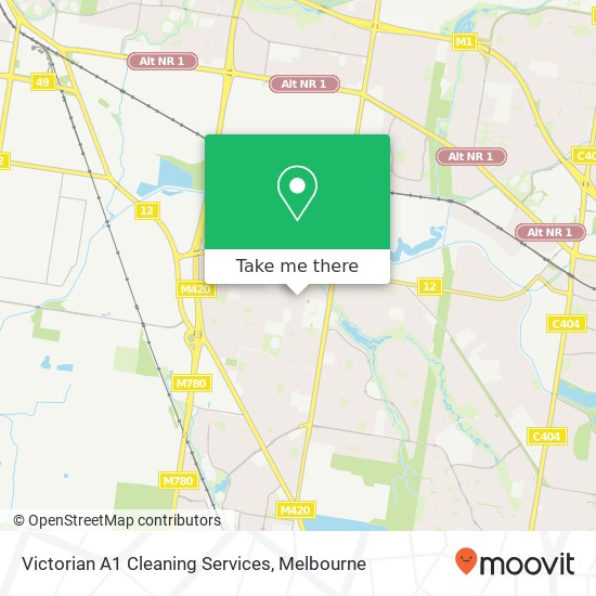 Mapa Victorian A1 Cleaning Services