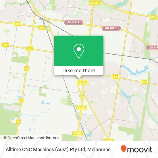 Alltime CNC Machines (Aust) Pty Ltd map