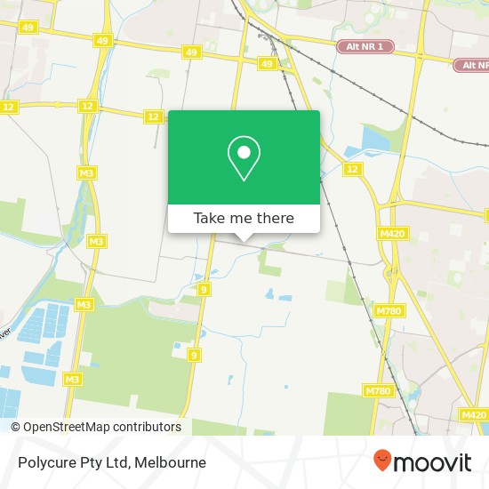 Polycure Pty Ltd map