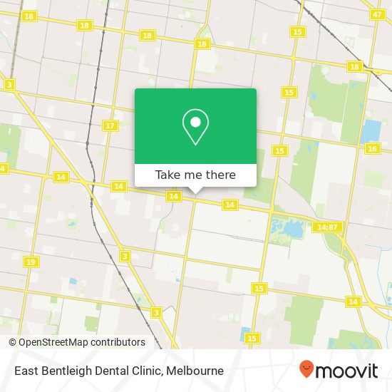 East Bentleigh Dental Clinic map