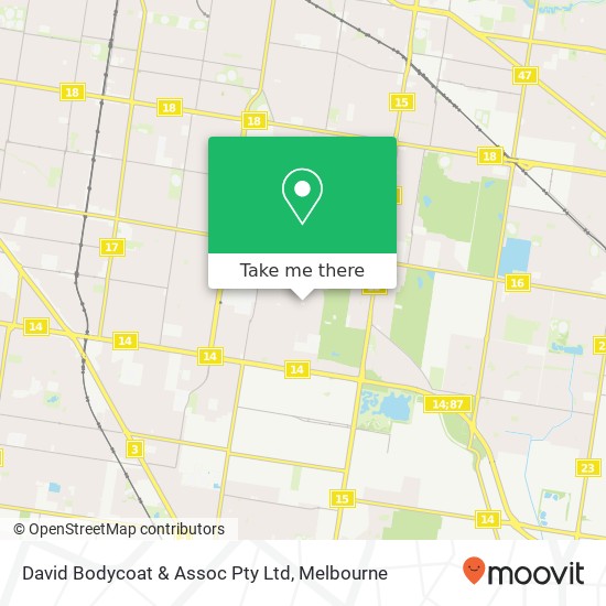 David Bodycoat & Assoc Pty Ltd map