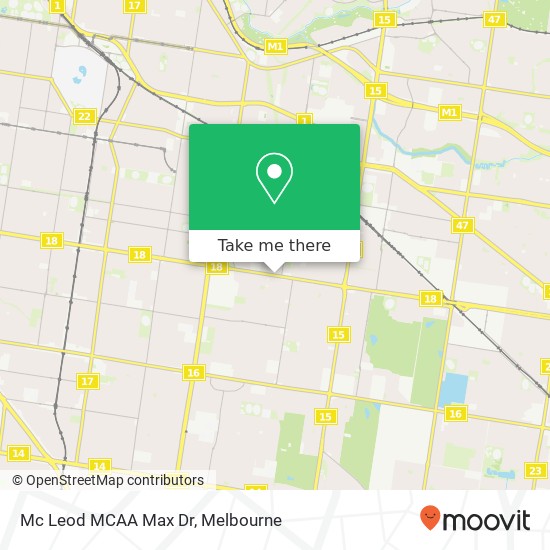 Mc Leod MCAA Max Dr map