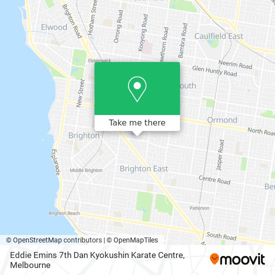 Eddie Emins 7th Dan Kyokushin Karate Centre map
