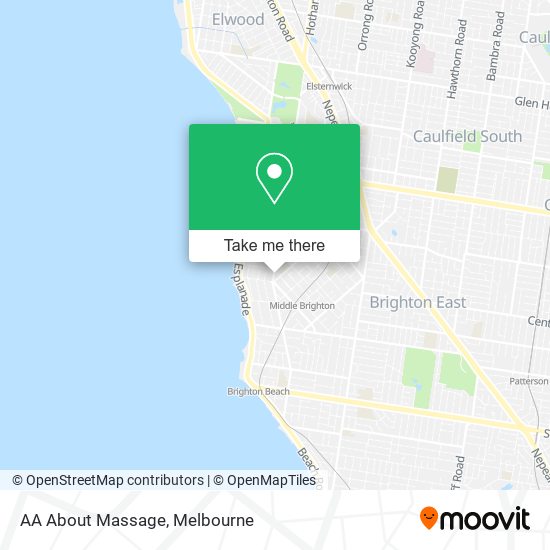 AA About Massage map