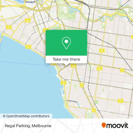 Regal Parking map
