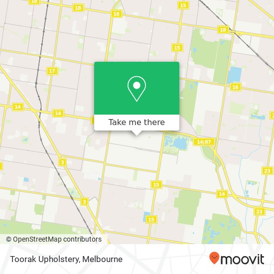 Mapa Toorak Upholstery