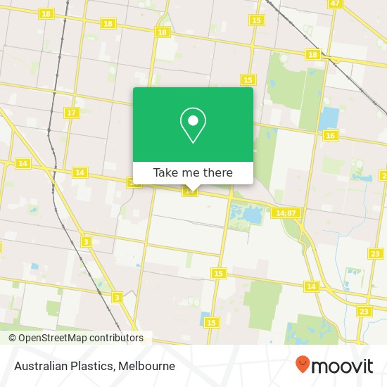 Mapa Australian Plastics