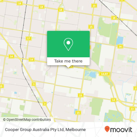 Cooper Group Australia Pty Ltd map