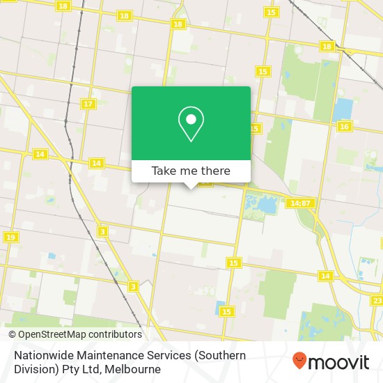 Nationwide Maintenance Services (Southern Division) Pty Ltd map