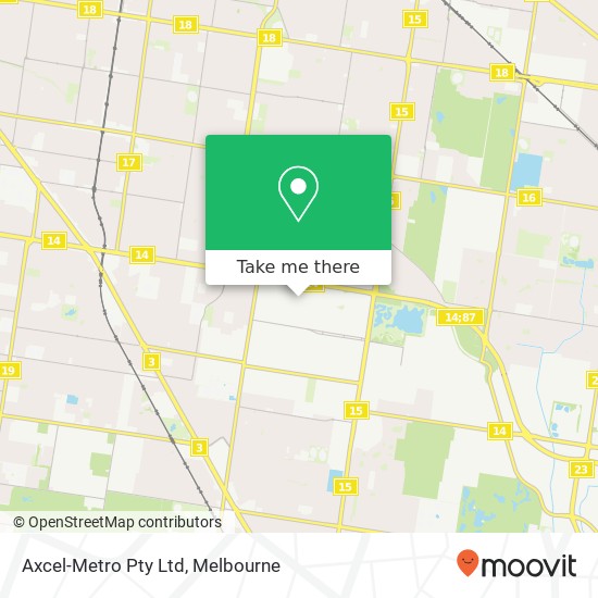 Axcel-Metro Pty Ltd map