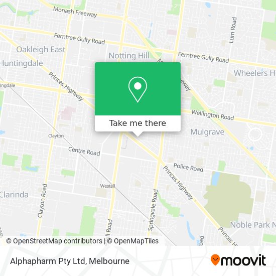 Alphapharm Pty Ltd map