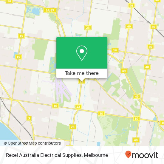 Mapa Rexel Australia Electrical Supplies